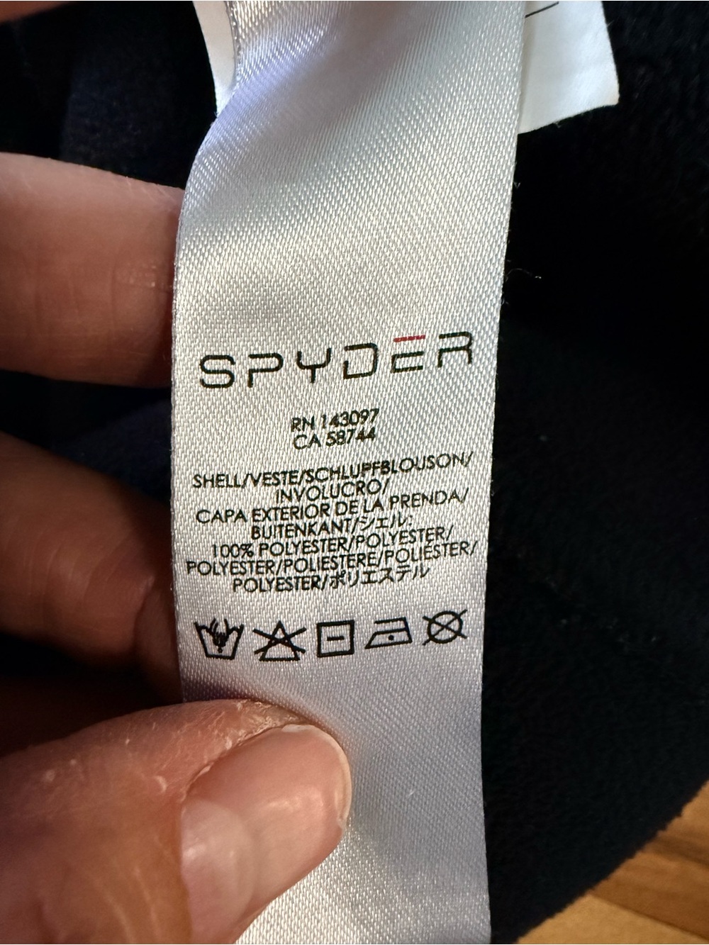 Spyder Core Sweater Jacket Size Medium Black Full Zip Performance Jacket Women’s - Picture 4 of 13